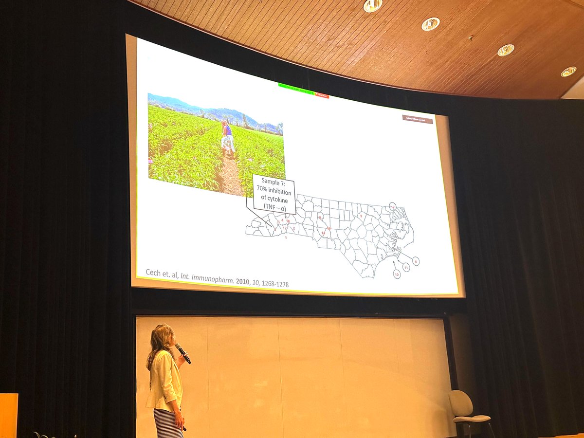 Sensorium Therapeutics (@sensoriumtx) on Twitter photo Followed by a remarkable presentation by <a href="/nadjacech/">Nadja Cech</a> on her lab’s work on echinacea. #SEBSOE2023 Followed by a remarkable presentation by <a href="/nadjacech/">Nadja Cech</a> on her lab’s work on echinacea. #SEBSOE2023