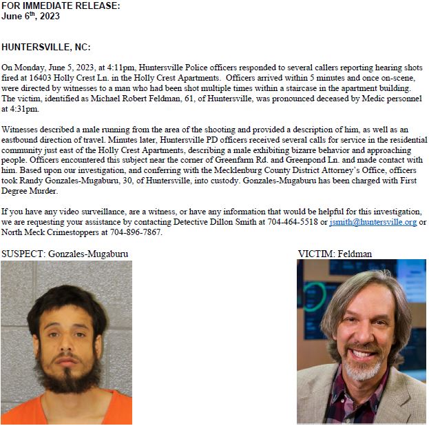 Update from yesterday's shooting.