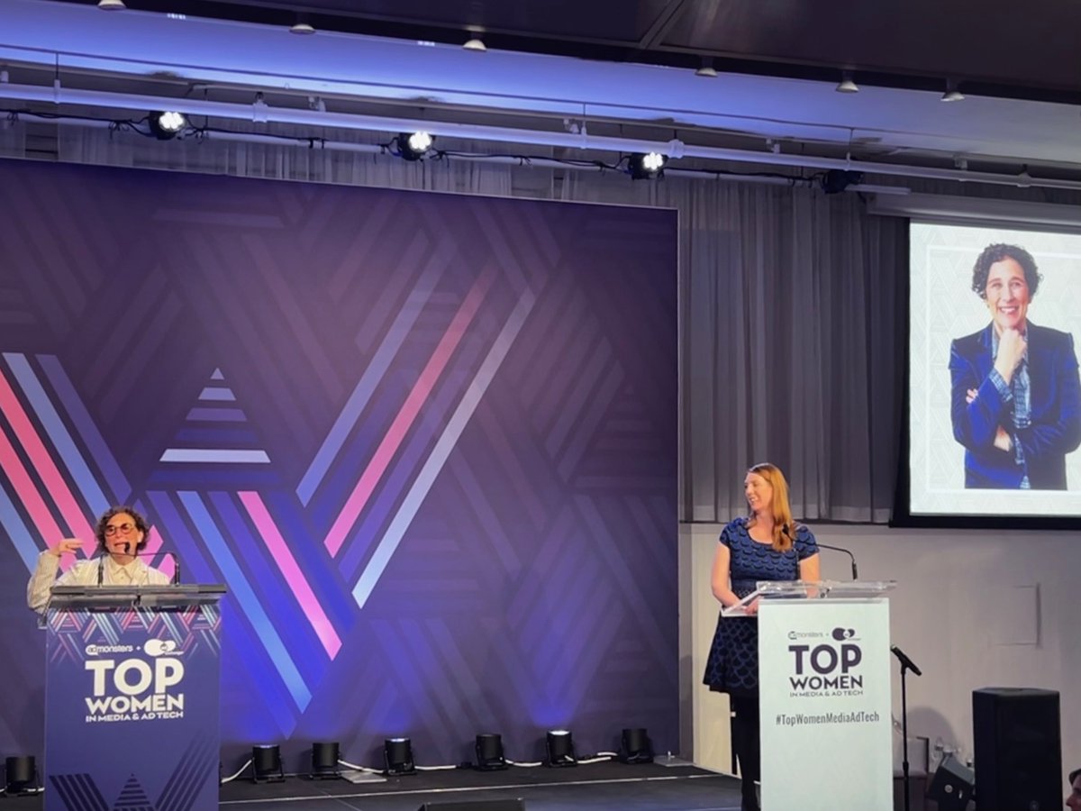 Congratulations to our CMO, @GTroberman, on receiving the 2023 Industry Impact Award at the @AdExchanger & @AdMonsters Top Women Awards! This honor recognizes a woman who consistently sets the bar for creativity, innovation, & leadership throughout her professional career.