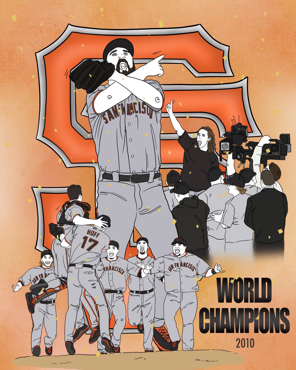 Throwback to the 2010 World Champions! ⚾️💫

A lot of you guys asked me to do some of the best Giants moments, so get ready!! 🙌🏼 
I am open to suggestions and let me know what you guys think of the idea! 🫶🏼
