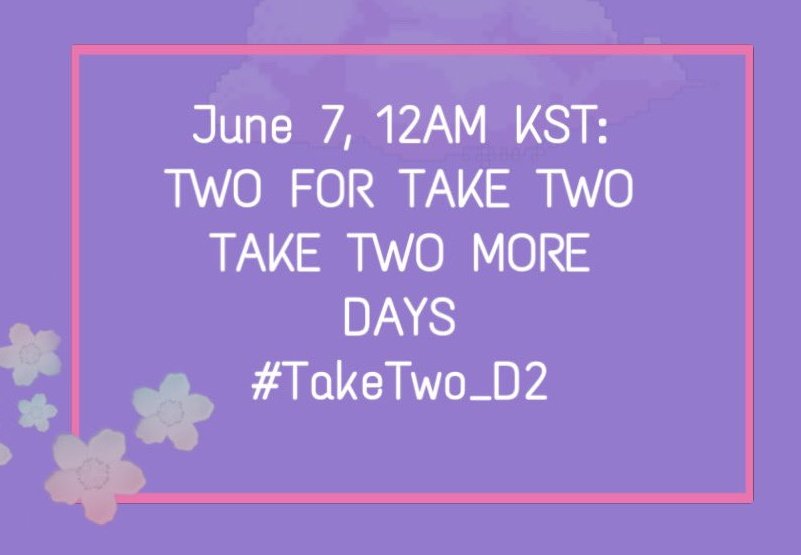rkivezNuts's tweet image. RT+ REPLY TO TREND

TWO FOR TAKE TWO
TAKE TWO MORE DAYS
#TakeTwo_D2