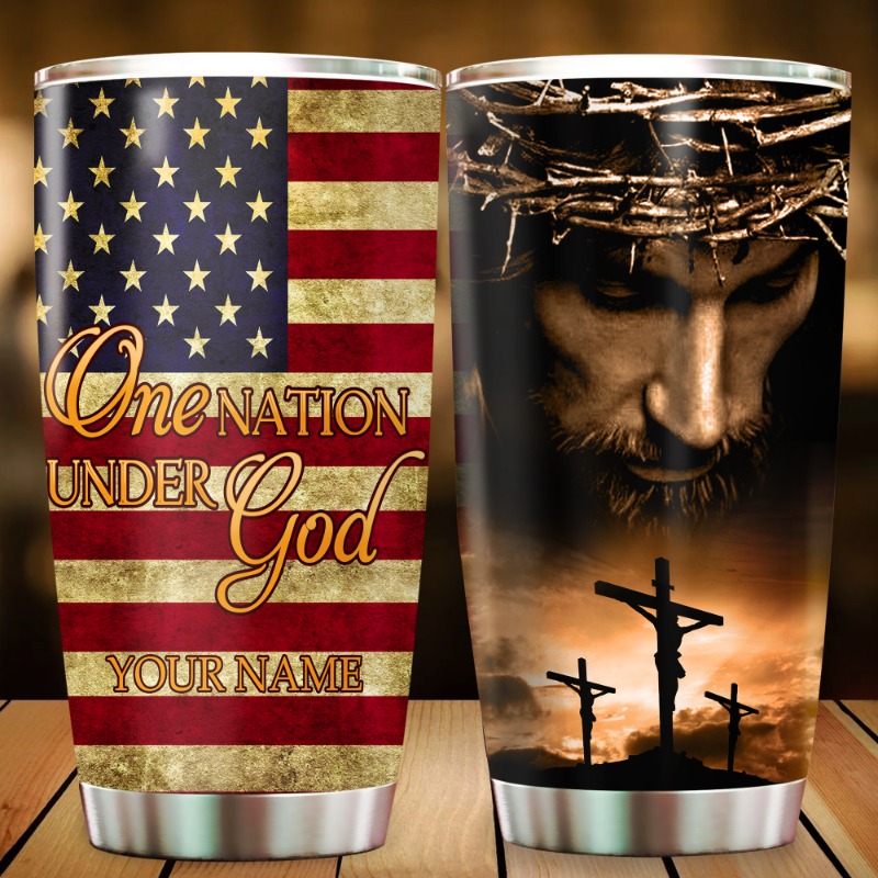 Happykunstore's tweet photo. Sip in style, sip sustainably! Keep your drinks hot or cold for hours while on the go. With its sleek design and durable construction, our Tumbler is the perfect companion for your daily adventures. Order now today! 💦✨ #Tumbler #Onenationundergod #Godblessamerica