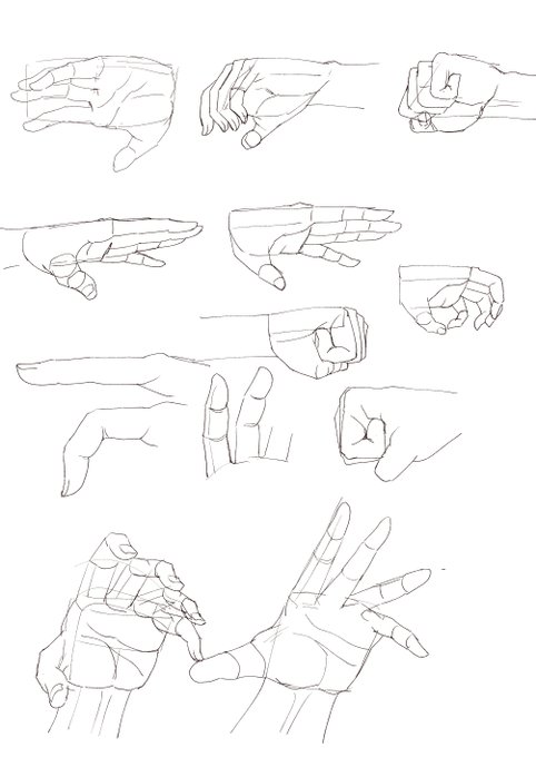 おてて練習と謎ポーズ https://t.co/d79ulmCODa