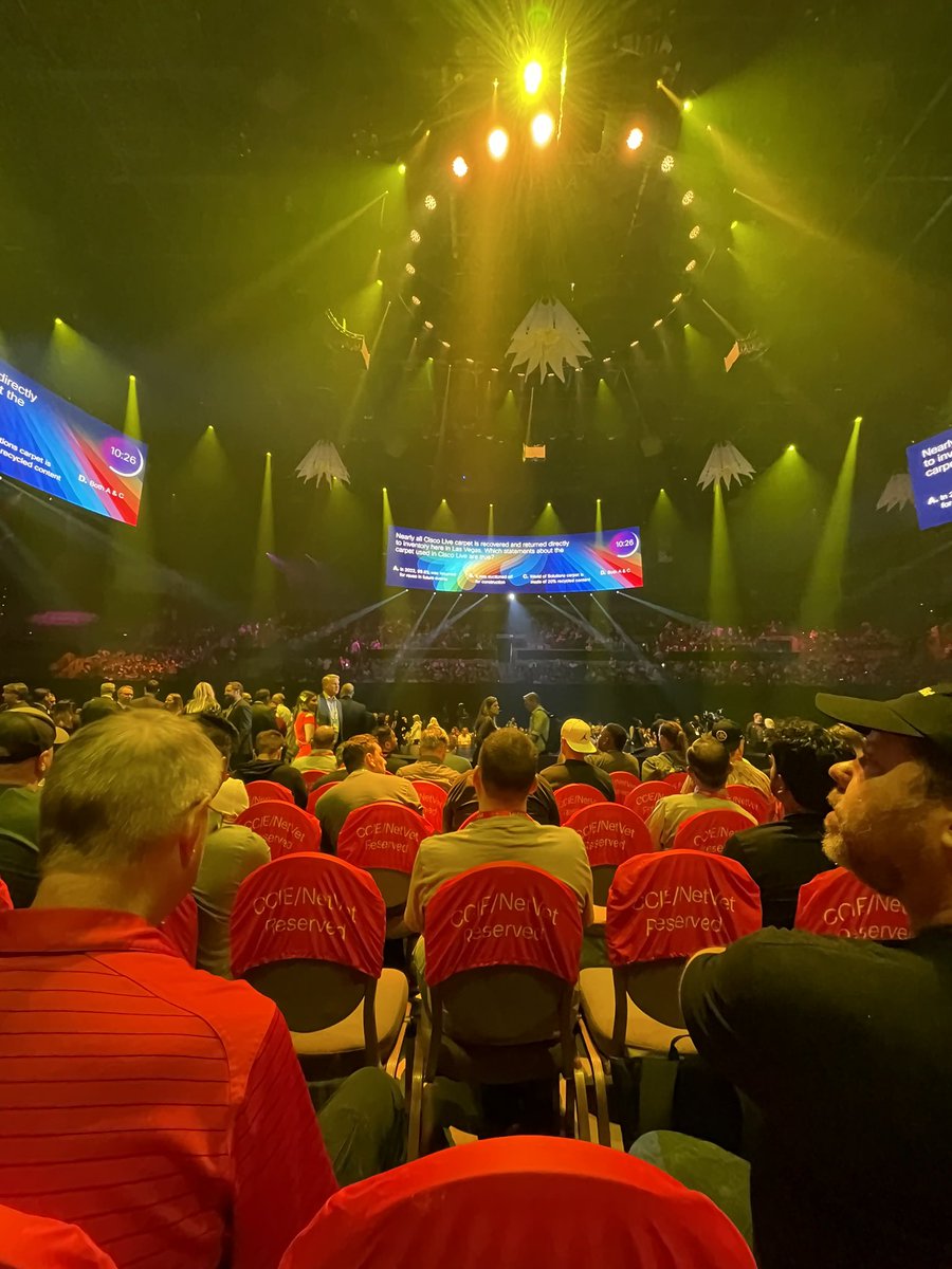 ahugheswireless's tweet photo. Being a CCIE has its advantages #CiscoLive https://t.co/D4WBLNJvrx