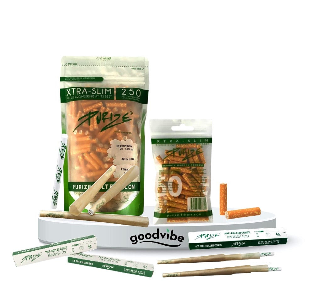 GoodvibeCH's tweet photo. Ganz neu: Spy Filter und Pre Rolled mit den Premium Avon Pktivkohlefilter von PURIZE! #staygreen https://t.co/eEhqYxrV5r
