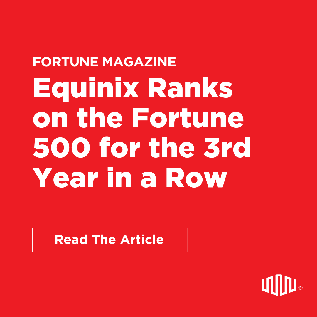Equinix has made the Fortune 500 list by <a href="/FortuneMagazine/">FORTUNE</a> for the 3rd consecutive year, solidifying our position as the world's #DigitalInfrastructure company. bit.ly/3Ce33x7