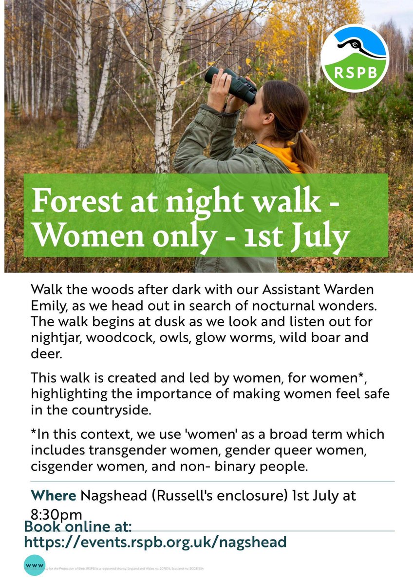 One for the Mums/Ladies.

Coleford Platoon are closely working with Forestry England and the RSPB.

Please find details below of an event coming up. #forestofdean #RSPB #forestryengland #gloucestershire