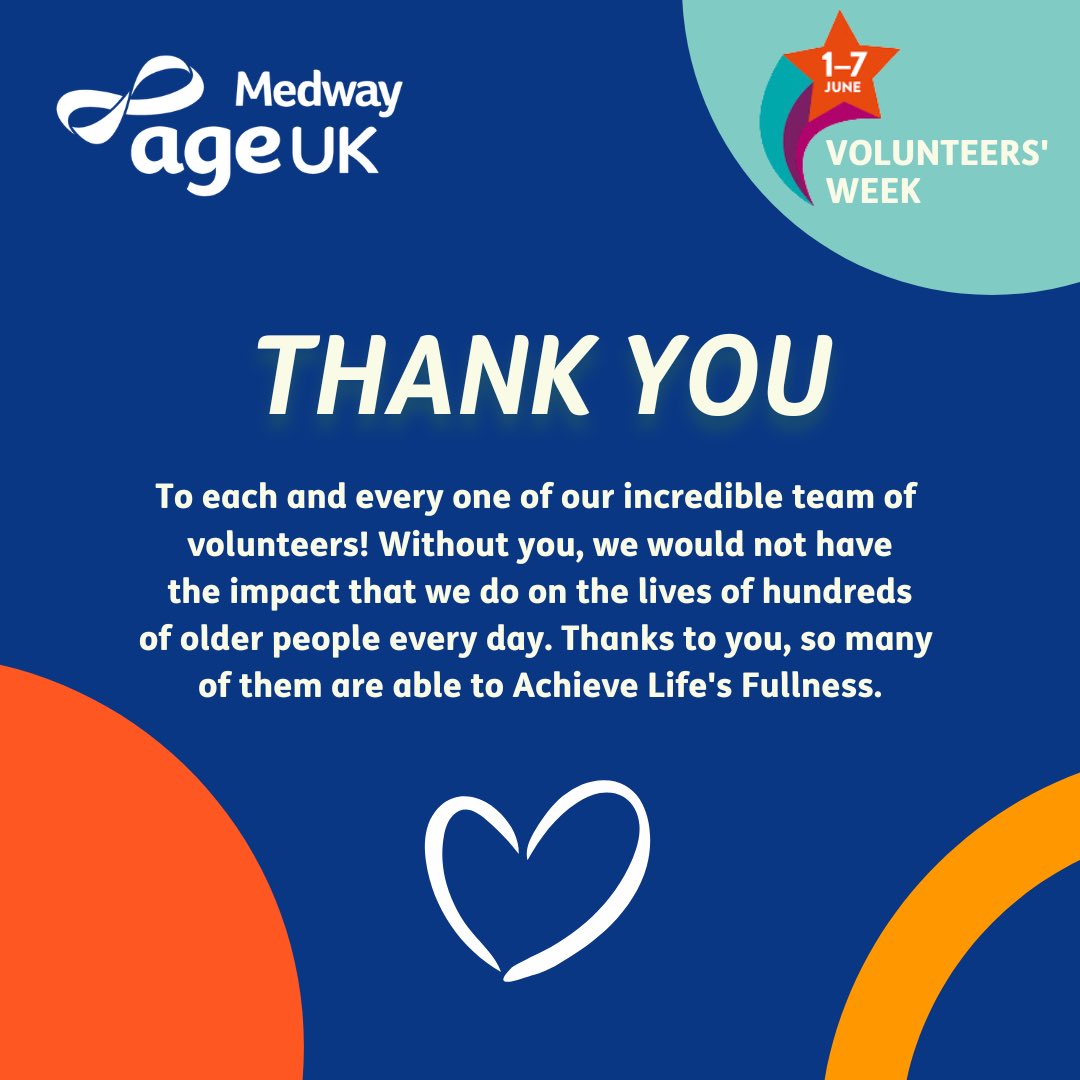 Happy #VolunteersWeek! 🧡

We are so thankful to each and every one of our incredible Volunteers, and would not be able to reach our mission of helping older people to #AchieveLifesFullness without them.