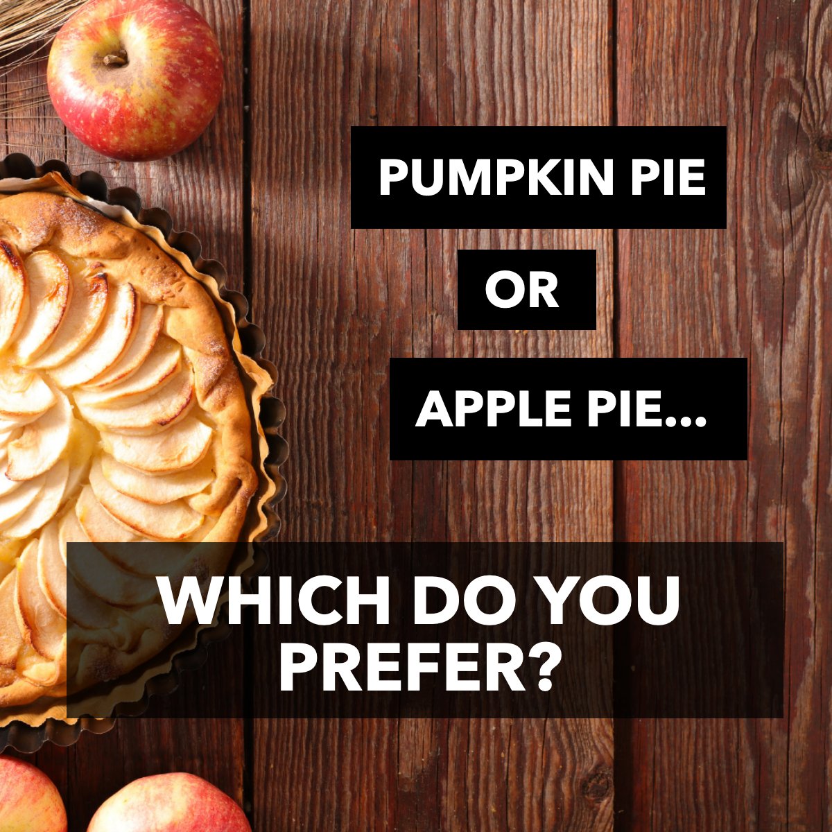 Why is it so difficult to make a choice? 🥧🍎🎃

#pie    #apple    #pumpkin    #pielovers
#RacingRealEstateAgent #BarrettRealEstate #StoneTreeRealEstateTeam #maricopaazrealestate #racingagent #arizonarealestate #phoenixrealestateagent #nascarfanrealtor