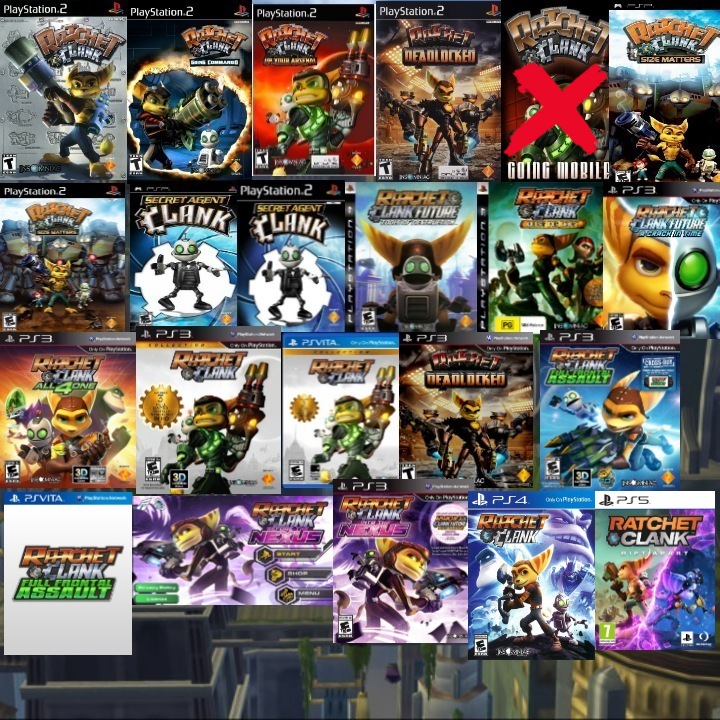 ROUND 2 VOTE FOR A LEAST FAVORITE RATCHET & CLANK GAME (A game/version with the most votes will be out of the round) I only had one person who voted so Going Mobile is out! #RatchetandClank #RatchetPC #Ratchet20 #RatchetPS5 #RatchetAndClankRiftApart #InsomniacGames #PlayStation