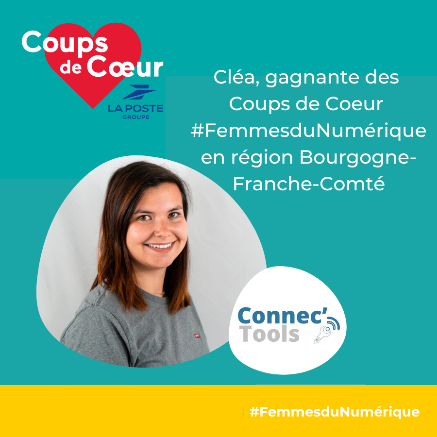 La Poste Groupe BFC (@lpnews_bfc) on Twitter photo Un grand bravo à la gagnante du concours Coups de ❤ #FemmesDuNumérique régional de BFC, Cléa, créatrice de Connec'Tools, un système qui permet aux entreprises d'identifier et localiser les outils de leurs ateliers.👏
Bonne chance à cette startup pour la finale <a href="/VivaTech/">Viva Technology</a>🤞 Un grand bravo à la gagnante du concours Coups de ❤ #FemmesDuNumérique régional de BFC, Cléa, créatrice de Connec'Tools, un système qui permet aux entreprises d'identifier et localiser les outils de leurs ateliers.👏
Bonne chance à cette startup pour la finale <a href="/VivaTech/">Viva Technology</a>🤞