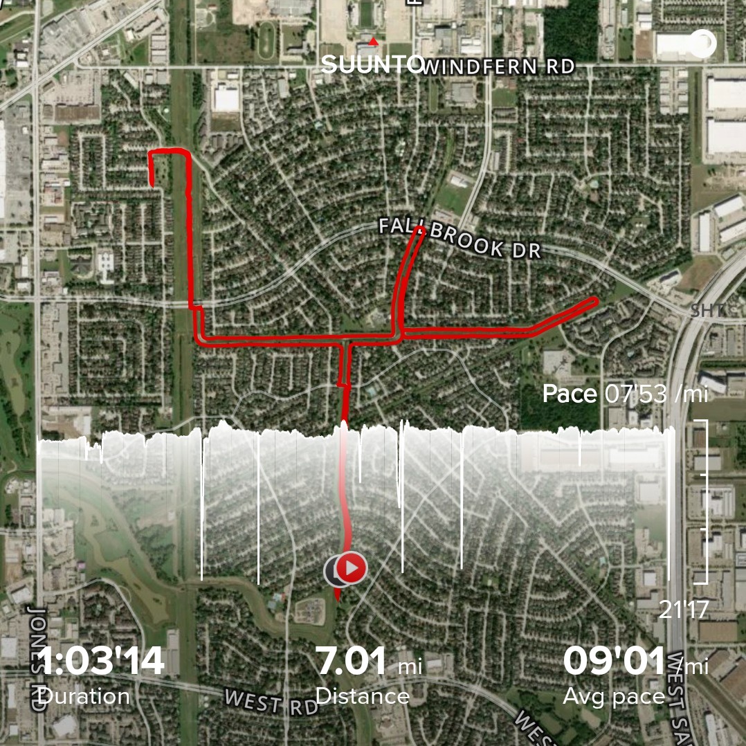 Culpepper_CH's tweet image. 7 miles in the Hood. Temps were in the lower 70s. Not bad. Saw my buddy, Mr. Skunk. Have a great Tuesday. #trialrunning #running