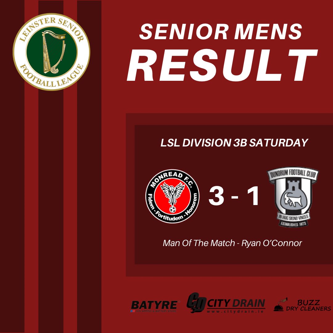 🔴⚫️ Midweek Result 🔴⚫️

A big 3 points on the road last night means a win in our final game of the season secures promotion!

⚽️🔴⚫️