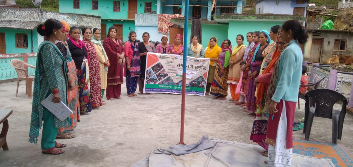 NrlmDunda's tweet photo. During Sangthan se samrdidhi campain #SMC organised at #village #Thathi #Dunda block 
@DAY_NRLM 
@CdoUttarkashi 
@REAPUttarakhand 
@REAPUttarkashi https://t.co/gZVZXXznvu
