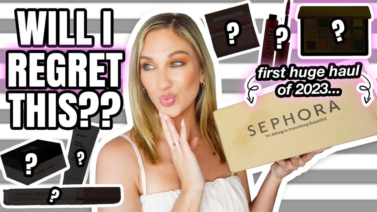 WHAT’S NEW AT SEPHORA 2023 ... GOING ALL IN ON THIS SEPHORA HAUL … youtu.be/_T9k1JIpXow via @YouTube #sephorahaul #newatsephora