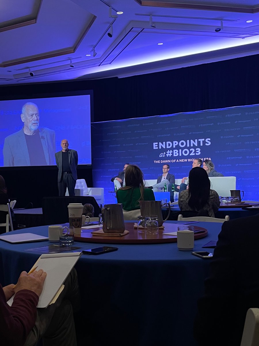 Great panels &amp; fireside chats this morning w/ <a href="/endpts/">Endpoints News</a> plus a mid-event breaking news update re: Merck / IRA lawsuit. #BIO23 day 2 is underway! ⚡️