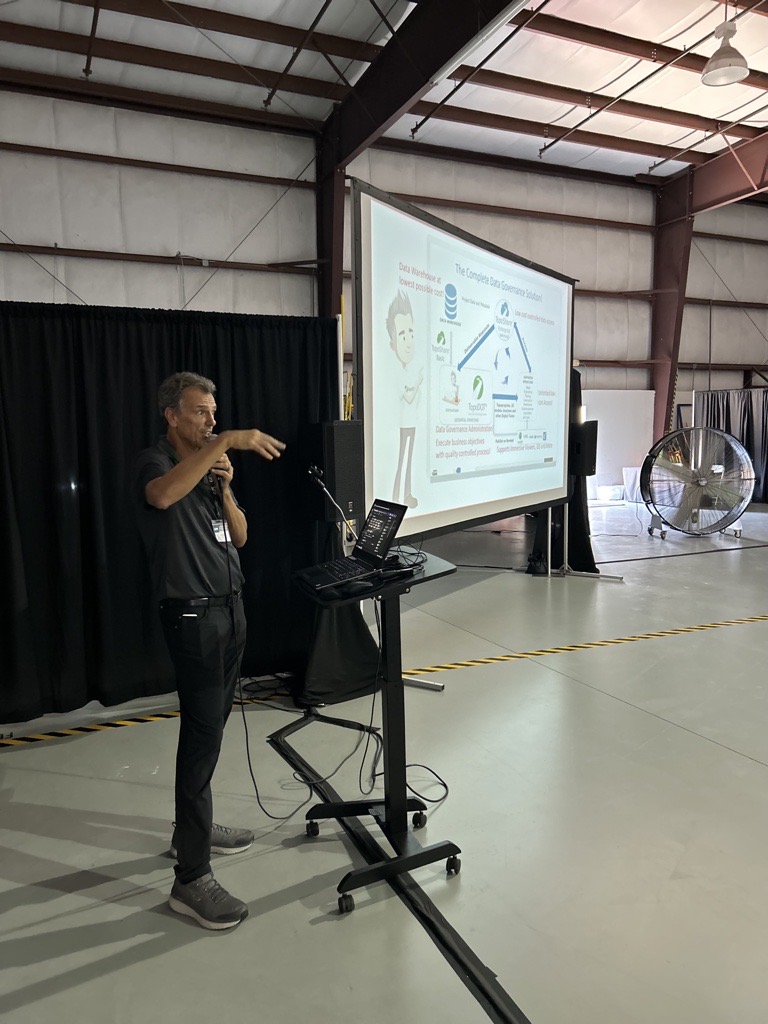 GPIGeospatial's tweet image. Ted Knaak, President of TopoDOT, dazzled the crowd at the 2023 GPI Geospatial Summit with a presentation that spoke to the vast cost savings and efficiencies of their software.
#2023GeoSummit