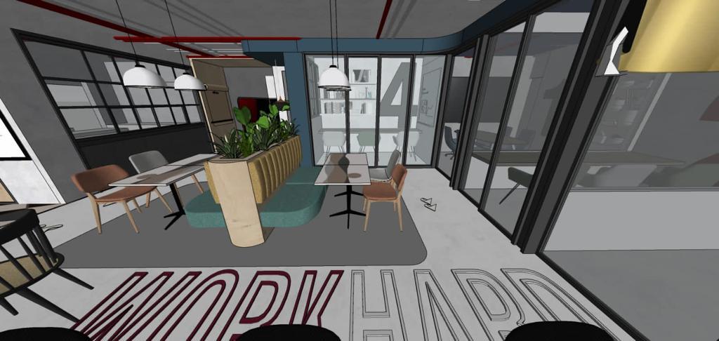 work_hall's tweet photo. Before we do the big reveal, these were the basic 3d renders that we worked on during our brainstorming days, a little over a year and a half ago 🙌🏼 thanks to studiosubtractive’s terrific design methodology 

@work_hall super awesome workspaces and private offices

#workhall https://t.co/g2igVArRZl