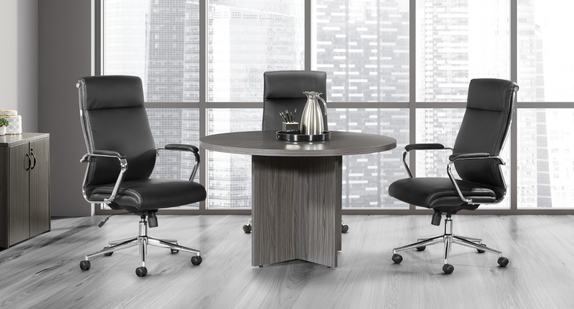 A Round Conference Table can be a Versatile Addition to any Office. Small conference tables can fill many roles in an office. madisonliquidators.com/blog/a-round-c…