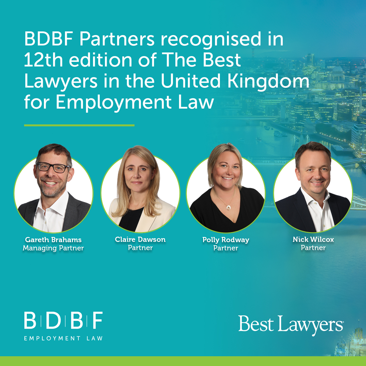 BDBF Partners @gareth_brahams, @ClaireDawsonLaw, Nick Wilcox and @pollyrodway1 have been recognised in the 12th edition of @BestLawyers in the United Kingdom for Employment Law.

Click to read more👇
rb.gy/hsdr0

#bestlawyers #employmentlaw #ukemplaw