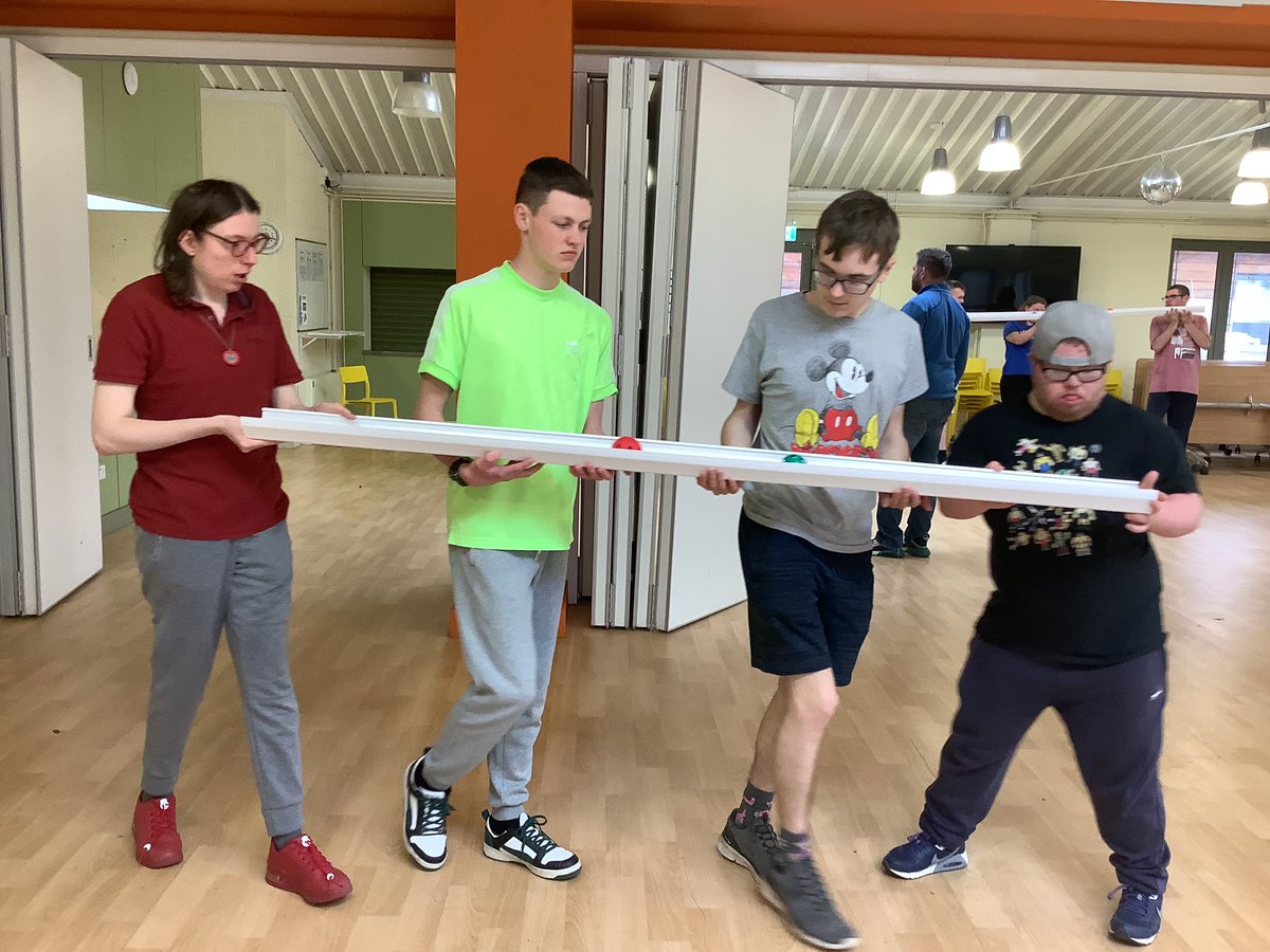 Quest: how much team-building fun can a group of students have with a piece of guttering &amp; a ball?
Answer: lots! 
A lot of problem solving,cooperation &amp; communication skills were developed too #YSTLeadSchool #inclusion #teambuilding