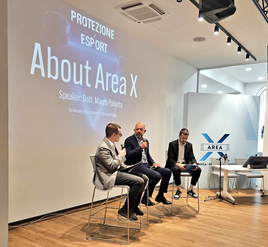 lxtesports's tweet photo. Oggi in Area X per l'evento PROTEZIONE e ESPORT 🤩

#PoweredByAREAX #IntesaSanpaoloAssicura https://t.co/3q4bZ9O6PI