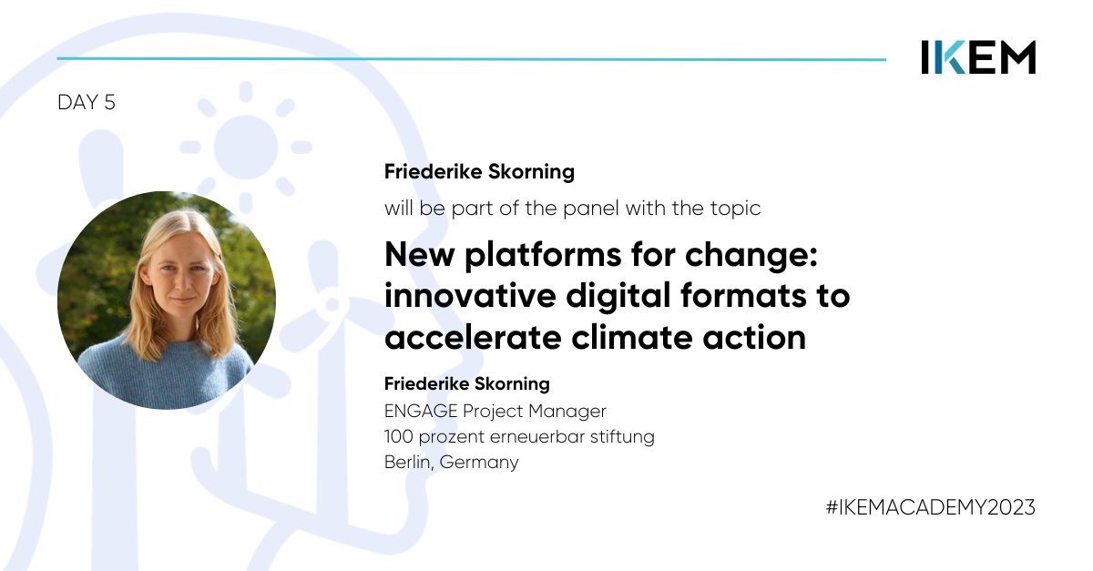 IKEM Academy is only one month from now ✨ We look forward to meeting our amazing speakers and talented participants, coming from 18 different countries this year 🌍

#IKEMAcademy #climatejustice #climateaction #forum #science #research