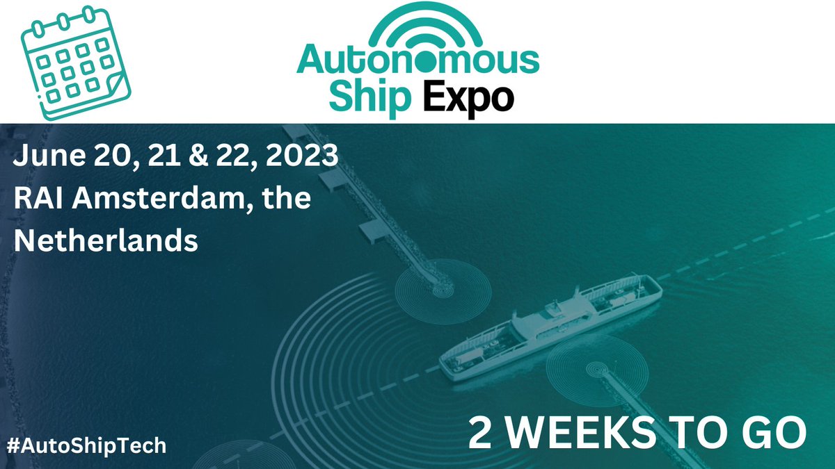 T-minus 2 weeks to go until #AutoShipTech! Join 100+ speakers &amp; exhibitors in 2 weeks in Amsterdam! Visit the website to see the list of exhibitors, show layout and conference program: bit.ly/3GiDWwc Get your FastTrack exhibition pass TODAY: bit.ly/3zktbpR