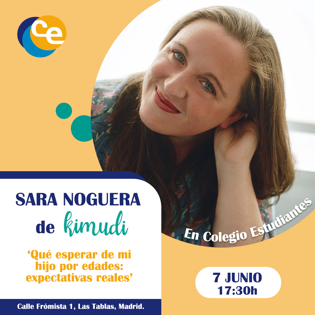 ¿Ya has reservado tu plaza para la próxima charla #ColegioEstudiantes?

🎙️ Mañana a las 17:30h, Sara Noguera, de #Kimudi, hablará sobre 'Qué esperar de mi hijo: expectativas reales'.     

📝Inscripciones: bit.ly/KimudiCE.