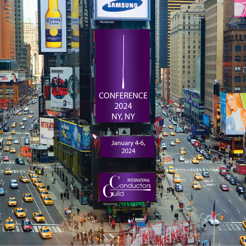 conguild's tweet photo. Save the Date!

INTERNATIONAL CONDUCTORS GUILD
CONFERENCE 2024
January 4-6, 2024
New York, NY https://t.co/GOlsOweDNv
