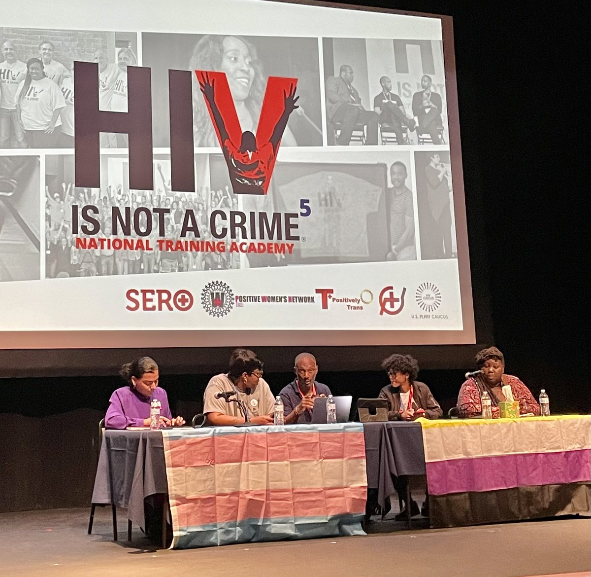 Great #HINAC5 panel on abolition & conceiving of alternative visions of the future that do not rely on policing, punishment and incarceration. 

#HIVIsNotACrime