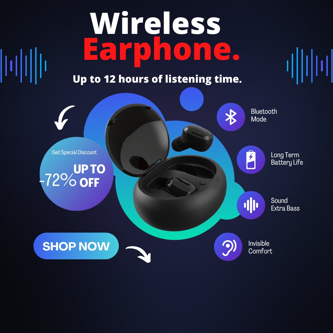 In-Ear True Wireless Stereo Bluetooth Earphones with Immersive Audio Quality & Built-in HD Microphones for seamless stereo calling experience
Shop now:⏩cutt.ly/Cww70zAM
#WirelessEarphones
#BluetoothEarphones
#WirelessAudio
#EarphoneLife
#WirelessTech
#SoundQuality