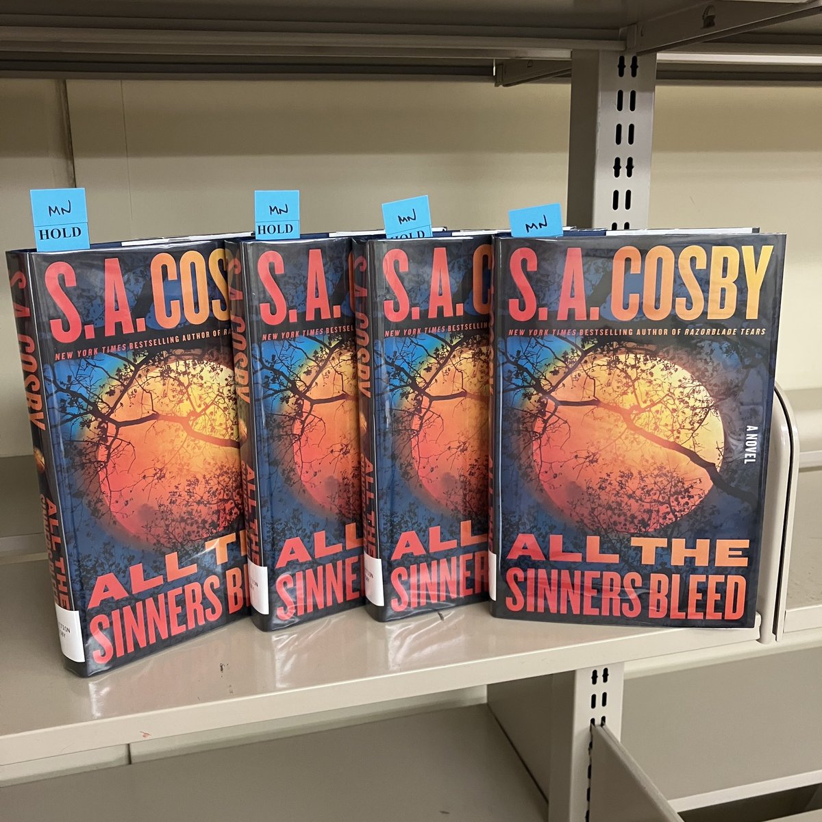 Happy pub day to S.A. Cosby’s ALL THE SINNERS BLEED! Cosby is headlining our 2023 Read Up Richmond event. He’ll be in conversation with journalist Dale Brumfield. Mark your calendar now: Tuesday, November 14 at 6pm at our Main Library. @blacklionking73