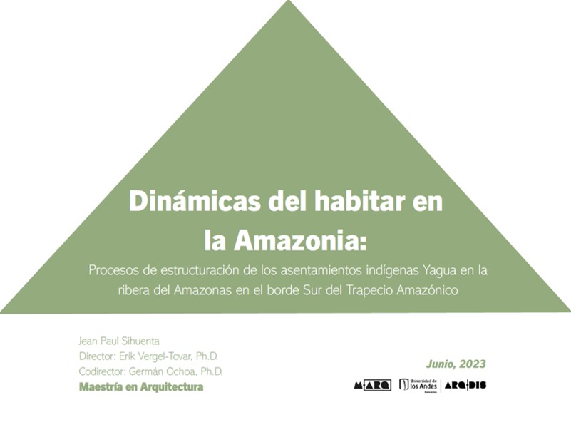 ErikVergel's tweet photo. Felicitaciones @JSihuenta excelente sustentación trabajo tesis Maestría Arquitectura #MARQ @ArqDisUA @Uniandes agradezco al profesor Germán Ochoa por apoyo y acompañamiento y a los jurados profesores Eduardo Mazuera y Jorge Aponte por su magnífica retroalimentación ¡Enhorabuena! https://t.co/4ThTs2ylNE