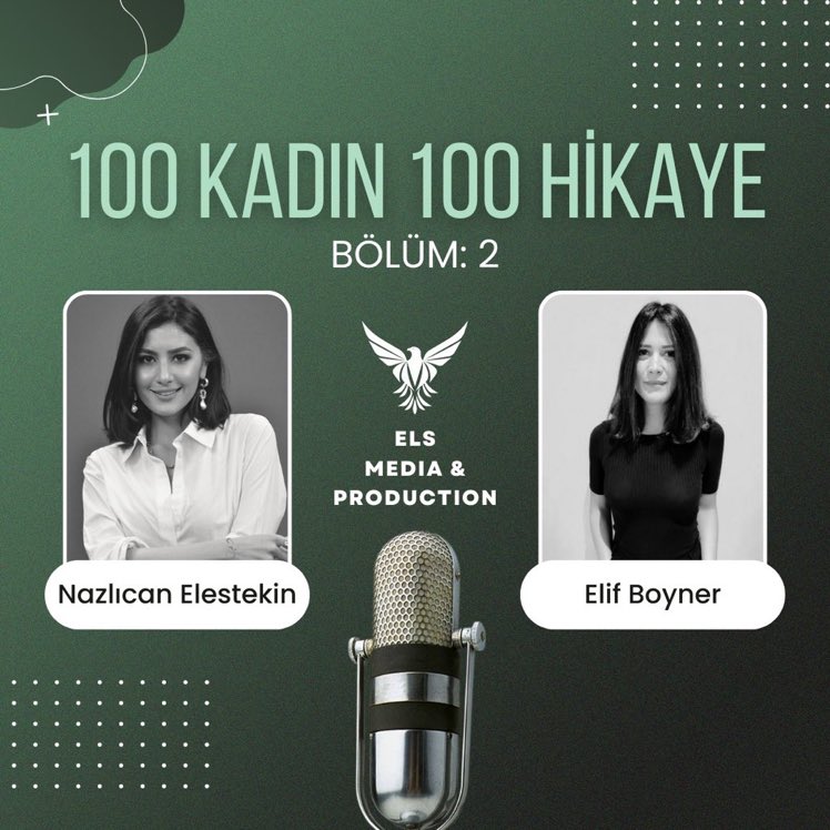 Podcast’imizde yeni konuğum Elif Boyner. Çok yakında, yayındayız ! ✌🏻❤️🎉 #100Kadın100Hikaye #womanrights #womanempowerment @SpotifyTurkiye