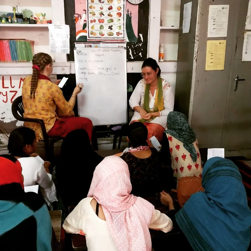 SambhaliTrust's tweet photo. Some impressions from the Projects today! 

It is amazing to have a wide range of Participants as well as the Volunteers. 

We thank them! We are very proud to have them help the Trust reaching it's aims and objectives.

#sambhalitrust #ECOSOC #UnitedNations https://t.co/zwFD0B136a