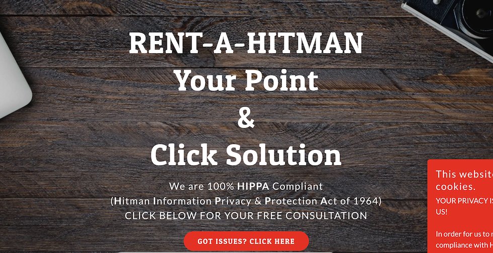 The Messenger on Twitter "Fake rentahitman website helps authorities(00)