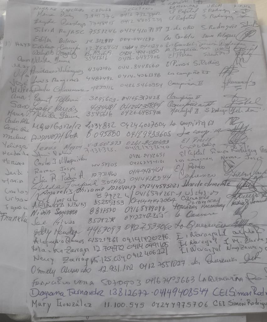 Pedimos al  PTE <a href="/NicolasMaduro/">Nicolás Maduro</a> ordenar una investigación porque se trata d 12762 familias eliminadas de los clap en el Municipio Naguanagu  nadie da respuesta  para que sea restablecido el beneficio clap a las familias <a href="/rafaellacava10/">Rafael Lacava</a> <a href="/LealTelleria/">M/G Carlos Leal Tellería</a> #NuevaGeometríaPluripolar