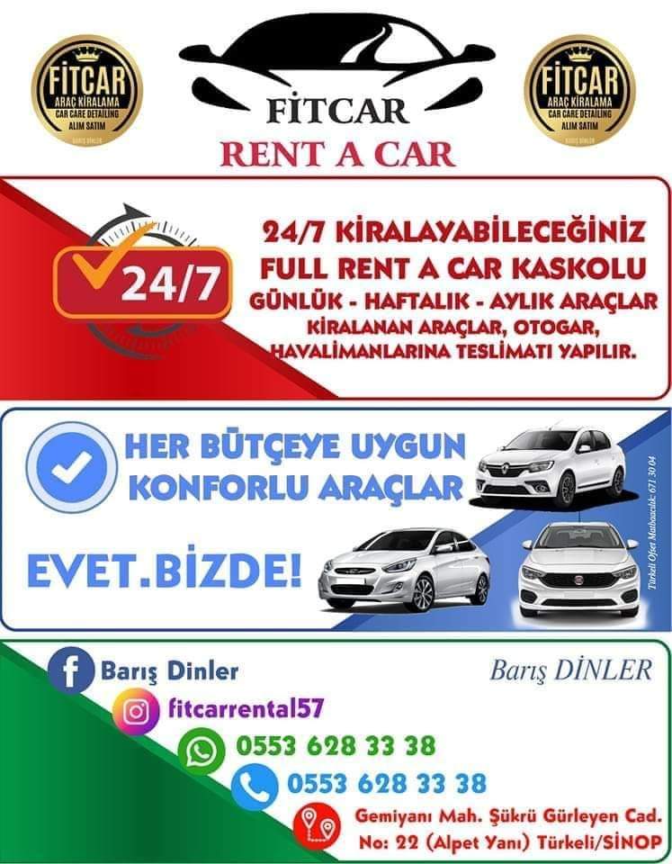 Türkeli'nin Sesi on Twitter "TÜRKELİ FİTCAR RENT A CAR Full Rent A Car