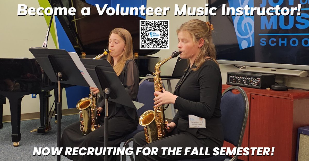 Help change a child's life! Apply today @ joyofmusicschool.org/volunteer-to-t…