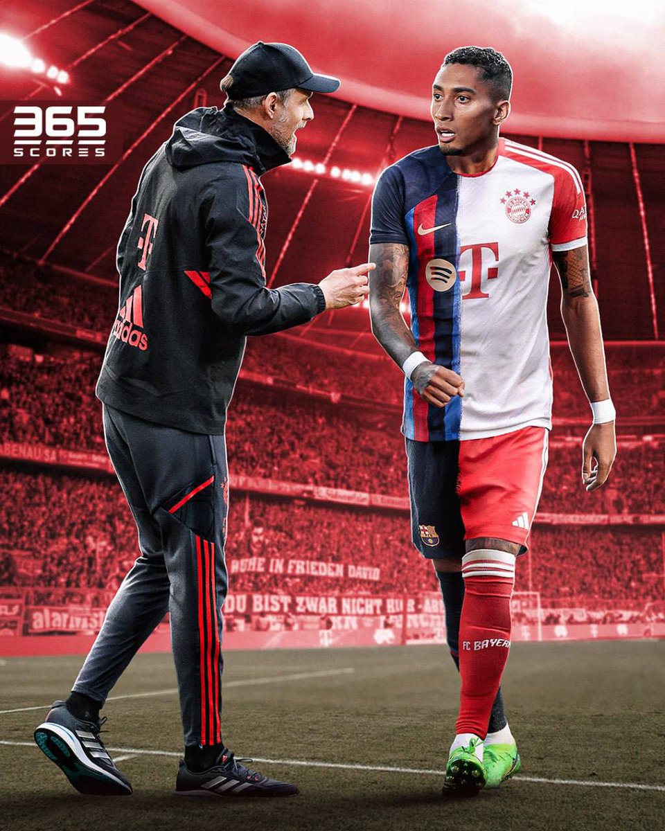 'His Dream Player' 🥰

Thomas #Tuchel is plotting to sign #Raphinha from #Barcelona to join #BayernMunich 🎯

#365Scores #transfernews