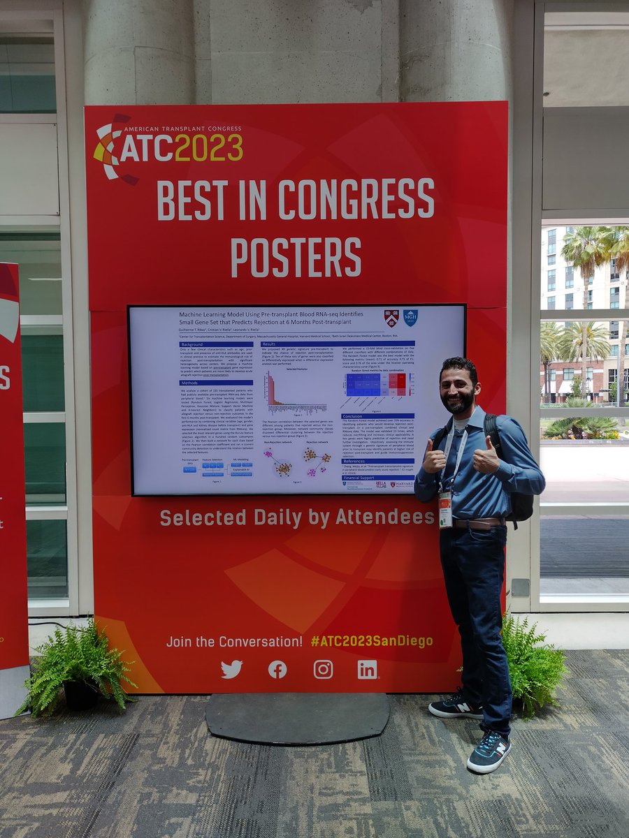 Super happy. Thanks all my friends from Riella Lab, my advisors @LVRiella, @CrisRiellaMD  and  @dievalg. Super cool experience. #ATC2023SanDiego