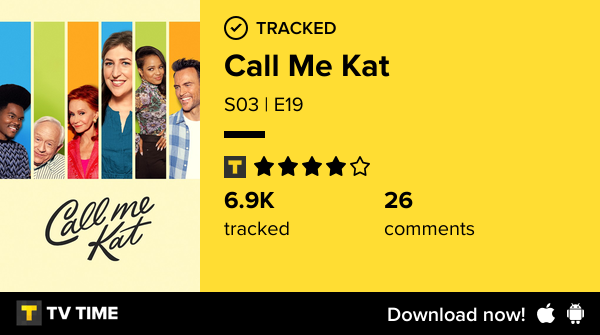 I've just watched episode S03 | E19 of Call Me Kat! #callmekat  tvtime.com/r/2QkHG #tvtime