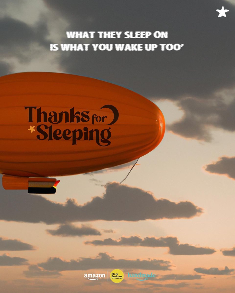 THANKS FOR SLEEPING™ ON @AMAZON SHOP OUR HAND-MADE PRODUCTS amazon.com/s?me=A1F171I4X…