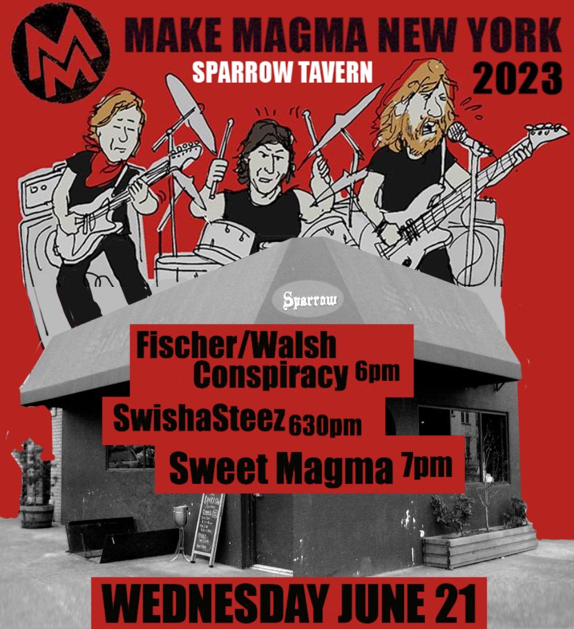 Wednesday June 21 6pm <a href="/makemusicny/">Make Music New York</a> at <a href="/SparrowTavern/">The Sparrow Tavern</a>