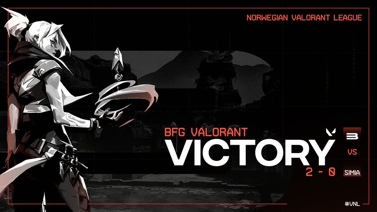 💥 #VALORANT Matchday Results 💥

We secure our spot in the #NVL playoffs by defeating SIMIA Esports 2 - 0 🔥

Now we look forward to the playoffs this weekend where we aim to come out on top 😈

GGWP <a href="/Snaptorr/">Snaptor</a> <a href="/HaxZorus/">HaxZ</a> <a href="/petter0es/">Sebastian Pettersen</a> <a href="/zRaaiii/">zRai</a> <a href="/soleemxd/">msb</a> 💪

#VAL #BFGLegends