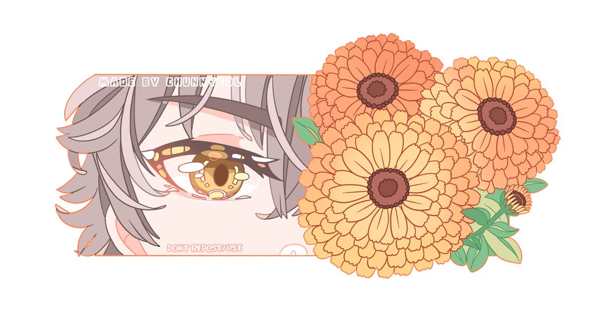 「꧁ Calendula - Caelus  ꧂」|Chunn 🍊 (⌯'▾'⌯)のイラスト