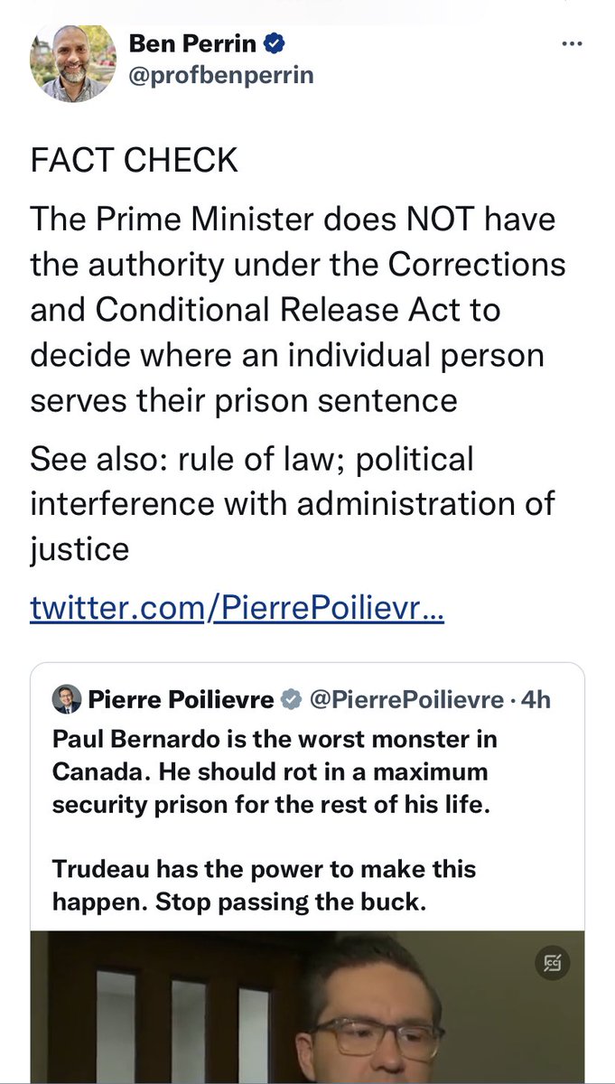 @CTVNews #PierrePoilievreIsAFascist #PierrePoilievreIsLyingToYou 

Pierre doesn’t understand how the law of the judicial system work?
Quelle surprise!
#cdnpoli
