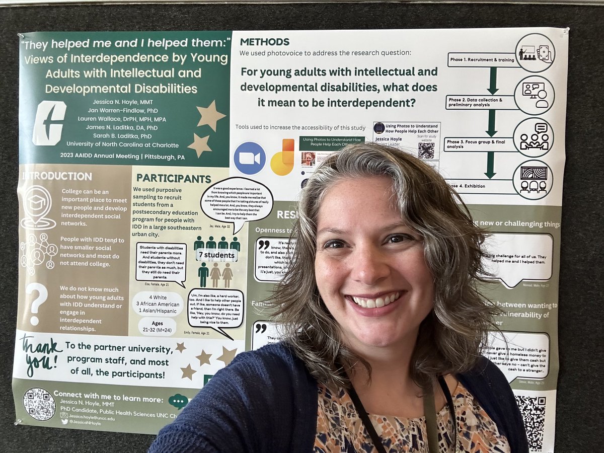 JessicaNHoyle's tweet photo. It’s that time! Poster 44 #AAIDD23 @AAIDD_SECP https://t.co/k3Rvw1EnK2
