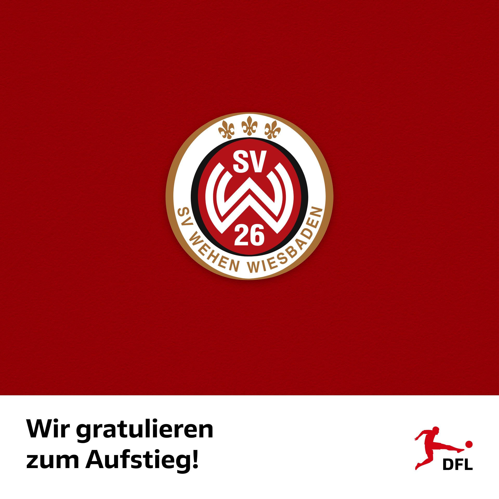 DFL Deutsche Fußball Liga on Twitter "Glückwunsch, SVWW_official! Die